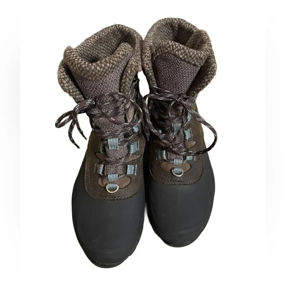 Merrell Women’s Therma Aurora 2 Mid Shell Leather & Wool Winter Boots (Size: 8)